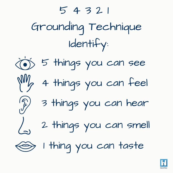 54321 grounding technique exercise