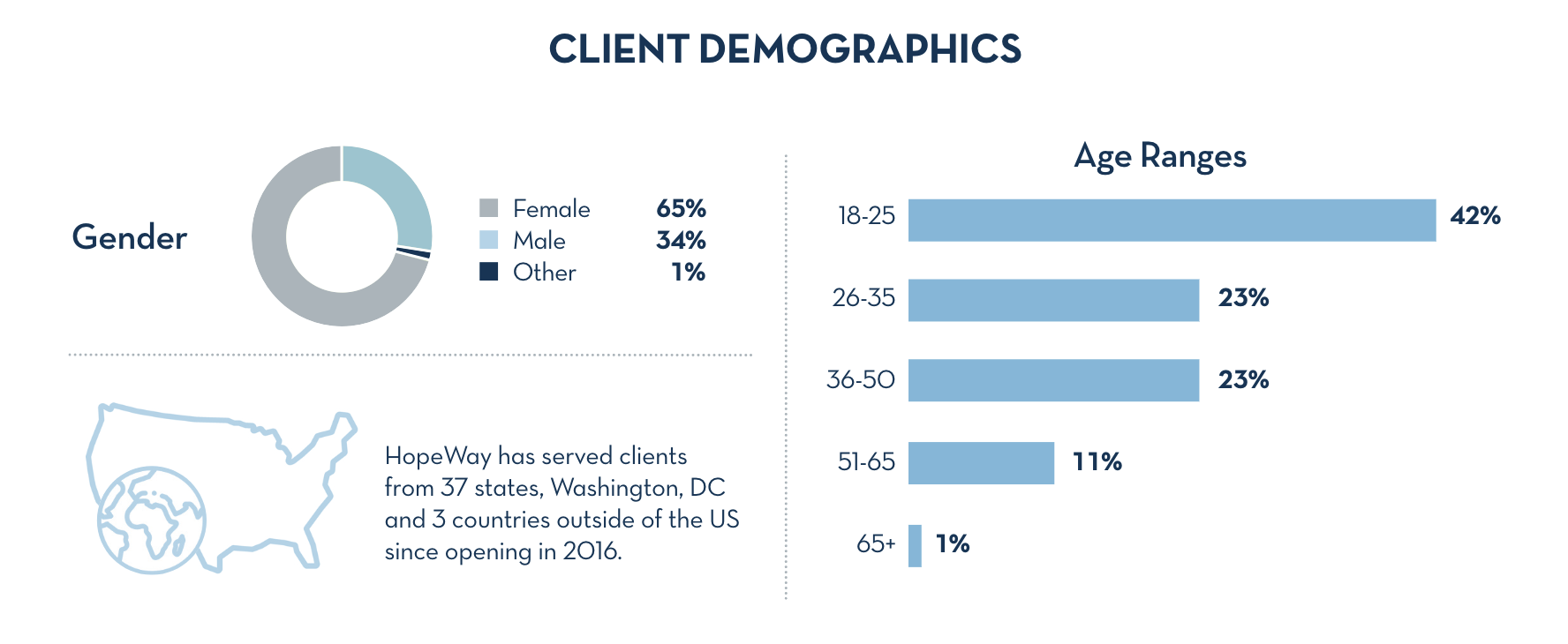 hopeway client demographics