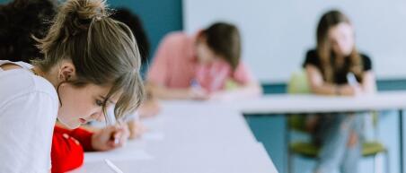 teens in writing workshop